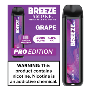 Breeze Pro Grape (Single/2000 Puffs)
