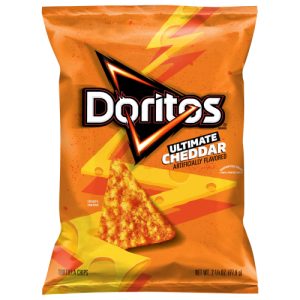 Doritos Tortilla Chips Ultimate Cheddar Artificially Flavored 2 (3/4 Oz)