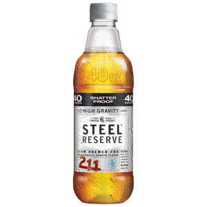 Steel Reserve 211 High Gravity Lager Bottle (Singles/40 FL OZ Bottle)