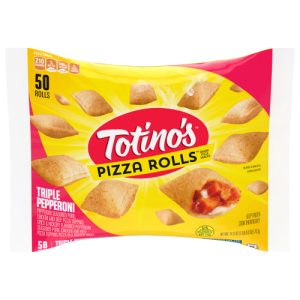 Totino's Pizza Rolls Triple Pepperoni Flavored, Frozen Snacks, (50 ct)