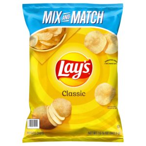 Lay's Potato Chips Classic 15 M&M (5/8 Oz)