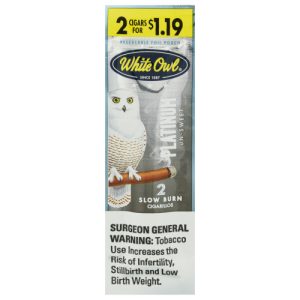 White Owl Platinum Cigarillos (2 ea)