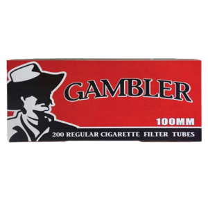Gambler Filter Tubes 100mm Red (Single/200 CT)