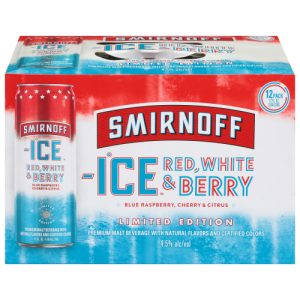 Smirnoff Ice Premium Red White & Berry Malt Beverage 12 - Cans (12 fl oz)