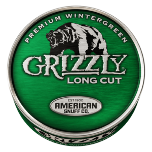 Grizzly Long Cut Wintergreen (Single/1.2oz Can)