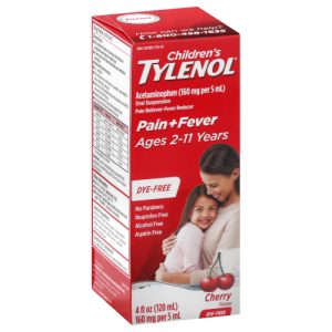 Tylenol Children's Cherry Flavor Pain+Fever (4 oz)