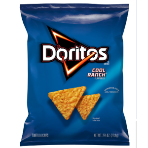 Doritos Cool Ranch Tortilla Chips (Single/2.75 OZ Plastic Bag)