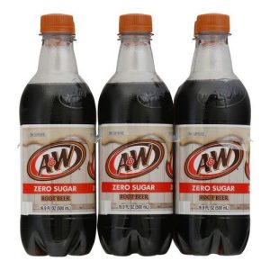 Diet A & W Root Beer Caffeine Free - made with Aged... (Single/16.90 FL OZ Plastic Bottle)