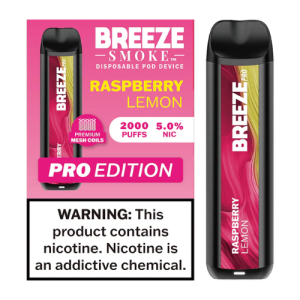 Breeze Pro Raspberry Lemon (Singlee/2000 Puffs)