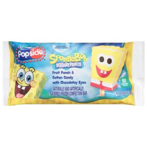 Popsicle Fruit Punch & Cotton Candy with Chocolatey Eyes Frozen Confection Bar (4 fl oz)