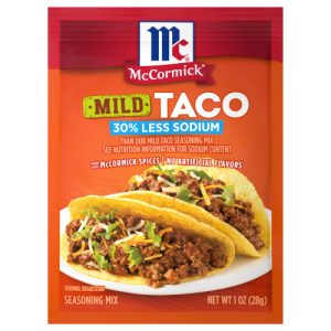 McCormick Mild Taco Seasoning Mix - 30% Less Sodium (1 oz)