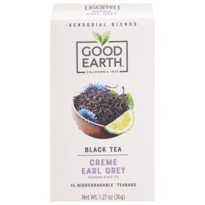 Good Earth Creme Earl Grey Black Tea 15 Tea Bags