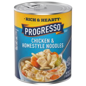Progresso Rich & Hearty Chicken & Homestyle Noodle Canned Soup, . (19 oz)